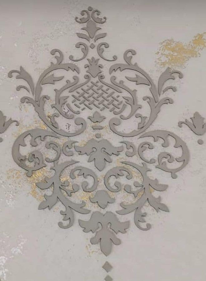 technoart Decorative Putting Technoart Wall Stencil 12"x12" Inch - Image 1